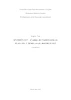 prikaz prve stranice dokumenta Specifičnosti i analiza bezgotovinskog plaćanja u zemljama Europske unije