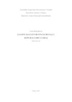 prikaz prve stranice dokumenta Leasing kao izvor financiranja u Republici Hrvatskoj