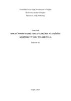 prikaz prve stranice dokumenta Mogućnosti marketinga sadržaja na tržištu korporativnog wellbeing-a