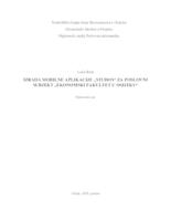 prikaz prve stranice dokumenta Izrada mobilne aplikacije "Studos" za poslovni subjekt "Ekonomski fakultet u Osijeku"