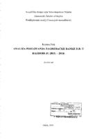 prikaz prve stranice dokumenta Analiza poslovanja Zagrebačke banke d.d. u razdoblju 2015. - 2018.