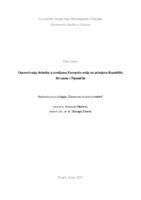 prikaz prve stranice dokumenta Oporezivanje dohotka u zemljama Europske Unije na primjeru Republike Hrvatske i Njemačke