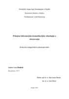 prikaz prve stranice dokumenta Primjena informacijsko - komunikacijske tehnologije u obrazovanju