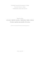 prikaz prve stranice dokumenta Analiza tržišta rada u Republici Hrvatskoj - problem zapošljavanja mladih u Hrvatskoj