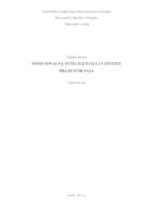 prikaz prve stranice dokumenta EMOCIONALNA INTELIGENCIJA I VJEŠTINE PREZENTIRANJA