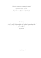 prikaz prve stranice dokumenta Komparativna analiza izvora financiranja poduzeća