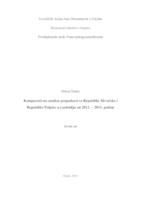 prikaz prve stranice dokumenta Komparativna analiza gospodarstva Republike Hrvatske i Republike Poljske u razdoblju od 2011. do 2015. godine