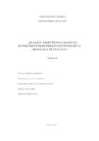 prikaz prve stranice dokumenta Analiza okruženja i razvoj konkurentskih prednosti poduzeća "Montana plus d.o.o"