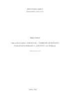 prikaz prve stranice dokumenta Organizacijska struktura - čimbenik uspješnosti poslovanja poduzeća "Zvečevo" d.d. Požega