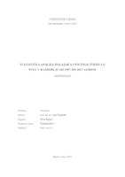 prikaz prve stranice dokumenta Statistička analiza dolazaka i noćenja turista u Pulu u razdoblju od 1997. do 2017. godine