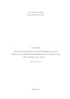 prikaz prve stranice dokumenta Analiza implementacije softverskog sustava upravljanja portfeljem projekata na poslovanje Hrvatskih cesta d.o.o.