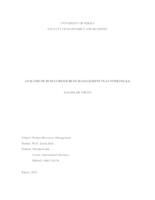 prikaz prve stranice dokumenta Analysis of Human Resources Management in Autotrans d.d.