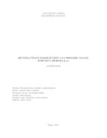 prikaz prve stranice dokumenta Revizija financijskih izvješća na primjeru malog poduzeća Derossi d.o.o.