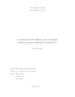 prikaz prve stranice dokumenta Analiza funkcije upravljanja ljudskim potencijalima u poduzeću Varteks d.d.