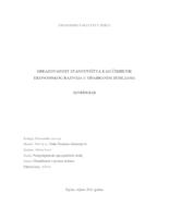 prikaz prve stranice dokumenta Obrazovanost stanovništva kao čimbenik ekonomskog razvoja u odabranim zemljama