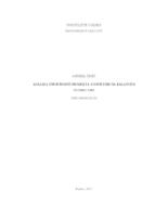 prikaz prve stranice dokumenta Analiza uspješnosti projekta s osvrtom na balanced scorecard