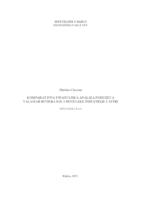prikaz prve stranice dokumenta Komparativna financijska analiza poduzeća Valamar Riviera d.d. i hotelske industrije u Istri