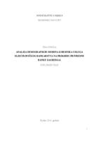 prikaz prve stranice dokumenta Analiza demografskih osobina korisnika usluga elektroničkog bankarstva na primjeru Privredne banke Zagreb d.d.