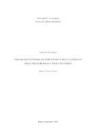 prikaz prve stranice dokumenta The distinctiveness of employment regulations in selected European Union countries