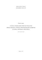 prikaz prve stranice dokumenta Utjecaj financijske krize na poslovno pregovaranje u prodaji profesionalne kozmetike za kosu u Republici Hrvatskoj