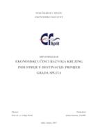 prikaz prve stranice dokumenta EKONOMSKI UČINCI RAZVOJA KRUZING INDUSTRIJE U DESTINACIJI: PRIMJER GRADA SPLITA