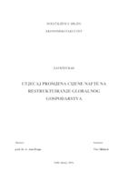 prikaz prve stranice dokumenta UTJECAJ PROMJENA CIJENE NAFTE NA RESTRUKTUIRANJE GLOBALNOG GOSPODARSTVA