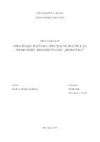 prikaz prve stranice dokumenta STRATEGIJA RAZVOJA SPECIJALNE BOLNICE ZA MEDICINSKU REHABILITACIJU „BIOKOVKA“