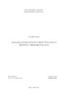 prikaz prve stranice dokumenta ANALIZA POSLOVNOG ODLUČIVANJA U HOTELU TROGIR PALACE
