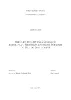 prikaz prve stranice dokumenta Pregled poslovanja morskog ribolova u Šibensko-kninskoj županiji od 2012. do 2016. godine