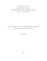 prikaz prve stranice dokumenta Utjecaj krize na poslovne performanse poduzeća mjerene Z-score i BEX indeksom