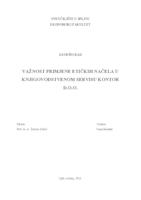 prikaz prve stranice dokumenta VAŽNOST PRIMJENE ETIČKIH NAČELA U KNJIGOVODSTVENOM SERVISU KONTOR D.O.O.