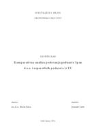 prikaz prve stranice dokumenta Komparativna analiza poslovanja poduzeća Span d.o.o. i usporedivih poduzeća iz EU