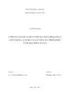 prikaz prve stranice dokumenta Upravljanje nabavnim kategorijama i odnosi s dobavljačima na primjeru tvrtke Bipa d.o.o.