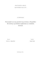 prikaz prve stranice dokumenta Potencijali razvoja pustolovnog turizma u Republici Hrvatskoj s posebnim naglaskom na ronilački turizam