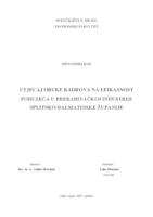 prikaz prve stranice dokumenta UTJECAJ OBUKE KADROVA NA EFIKASNOST PODUZEĆA U PRERAĐIVAČKOJ INDUSTRIJI SPLITSKO-DALMATINSKE ŽUPANIJE