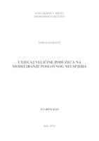 prikaz prve stranice dokumenta Utjecaj veličine poduzeća na modeliranje poslovnog neuspjeha