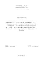 prikaz prve stranice dokumenta STRATEGIJA RAZVOJA PODUZETNIŠTVA U TURIZMU U FUNKCIJI GOSPODARSKOG RAZVOJA DESTINACIJE: PRIMJER OTOKA ŠOLTE