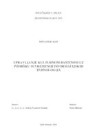 prikaz prve stranice dokumenta UPRAVLJANJE KULTURNOM BAŠTINOM UZ PODRŠKU SUVREMENIH INFORMACIJSKIH TEHNOLOGIJA