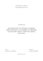 prikaz prve stranice dokumenta RAZVIJENOST NAUTIČKOG TURIZMA DNEVNIH IZLETA NA PODRUČJU SREDNJE DALMACIJE I MOGUĆNOST DALJNJEG RAZVOJA
