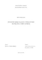prikaz prve stranice dokumenta INVESTICIJSKI ZAJAM U POSLOVNIM BANKAMA U HRVATSKOJ
