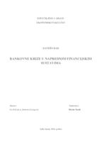 prikaz prve stranice dokumenta BANKOVNE KRIZE U NAPREDNIM FINANCIJSKIM SUSTAVIMA