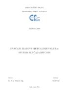 prikaz prve stranice dokumenta ZNAČAJ I IZAZOVI VIRTUALNIH VALUTA: STUDIJA SLUČAJA BITCOIN