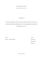 prikaz prve stranice dokumenta UTJECAJ DRUŠTVENO ODGOVORNOG POSLOVANJA NA KONKURENTSKU PREDNOST NA PRIMJERU PODUZEĆA TRAFFICON d.o.o.