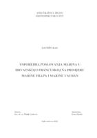 prikaz prve stranice dokumenta USPOREDBA POSLOVANJA MARINA U HRVATSKOJ I FRANCUSKOJ NA PRIMJERU MARINE FRAPA I MARINE VAUBAN