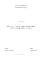 prikaz prve stranice dokumenta RAZVOJ I UPRAVLJANJE ODBOJKAŠKIM MANIFESTACIJAMA U TURIZMU