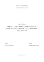 prikaz prve stranice dokumenta ANALIZA OSIGURANIKA MIROVINSKOG I ZDRAVSTVENOG OSIGURANJA U REPUBLICI HRVATSKOJ