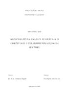 prikaz prve stranice dokumenta KOMPARATIVNA ANALIZA IZVJEŠTAJA O ODRŽIVOSTI U TELEKOMUNIKACIJSKOM SEKTORU