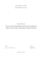 prikaz prve stranice dokumenta ANALIZA REVIZIJSKIH NAKNADA I NJIHOVO OBJAVLJIVANJE U REPUBLICI HRVATSKOJ