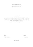 prikaz prve stranice dokumenta PREDNOSTI I NEDOSTACI UVOĐENJA EURA U REPUBLICI HRVATSKOJ