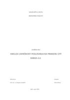 prikaz prve stranice dokumenta Analiza uspješnosti poslovanja na primjeru OTP Banka d.d.